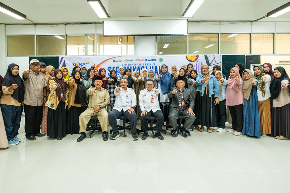 Pupuk Kaltim Fasilitasi Bimtek Sertifikasi Halal Menuju UMKM Naik Kelas